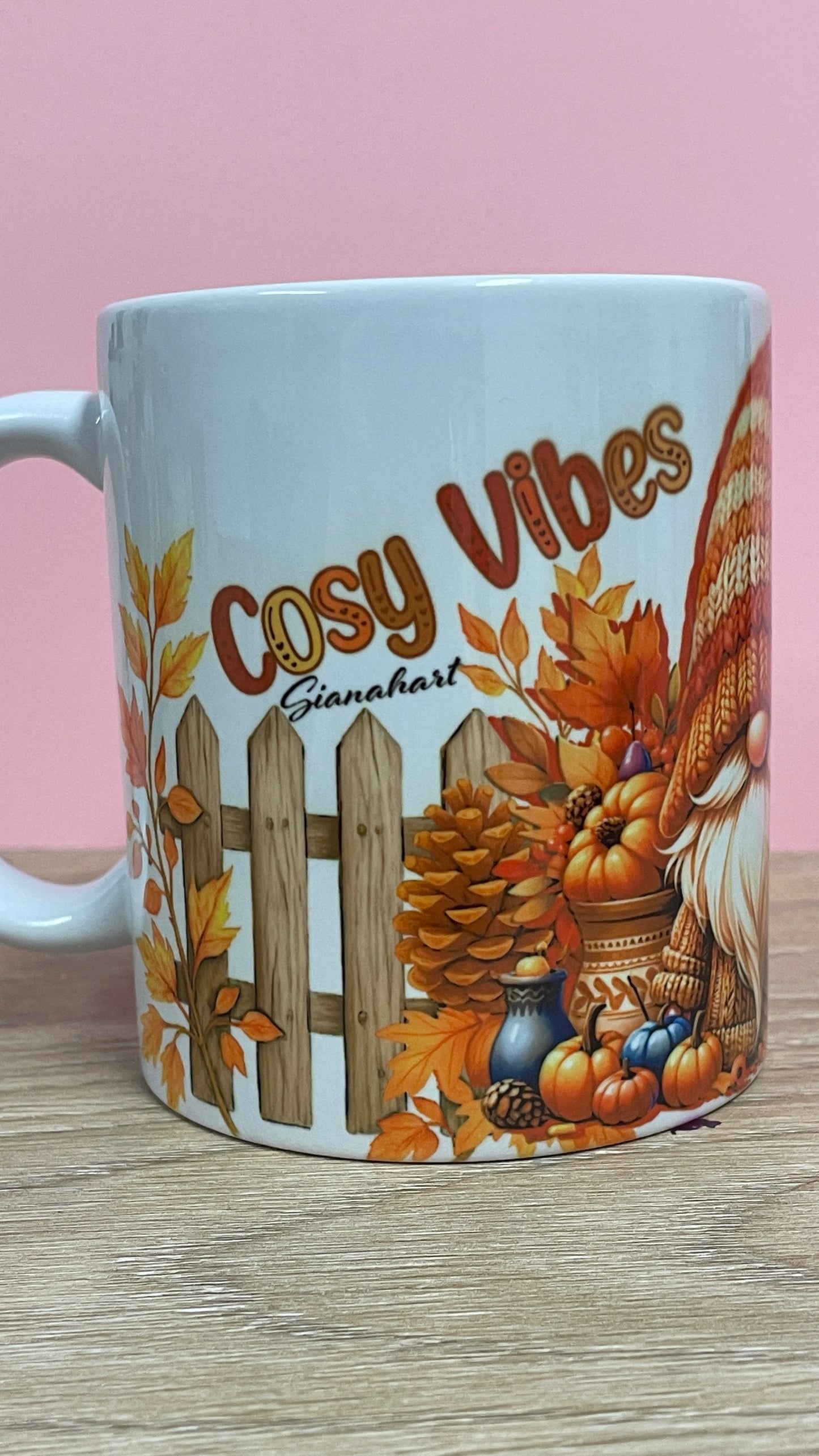 Mug Gnome cosy d’automne.