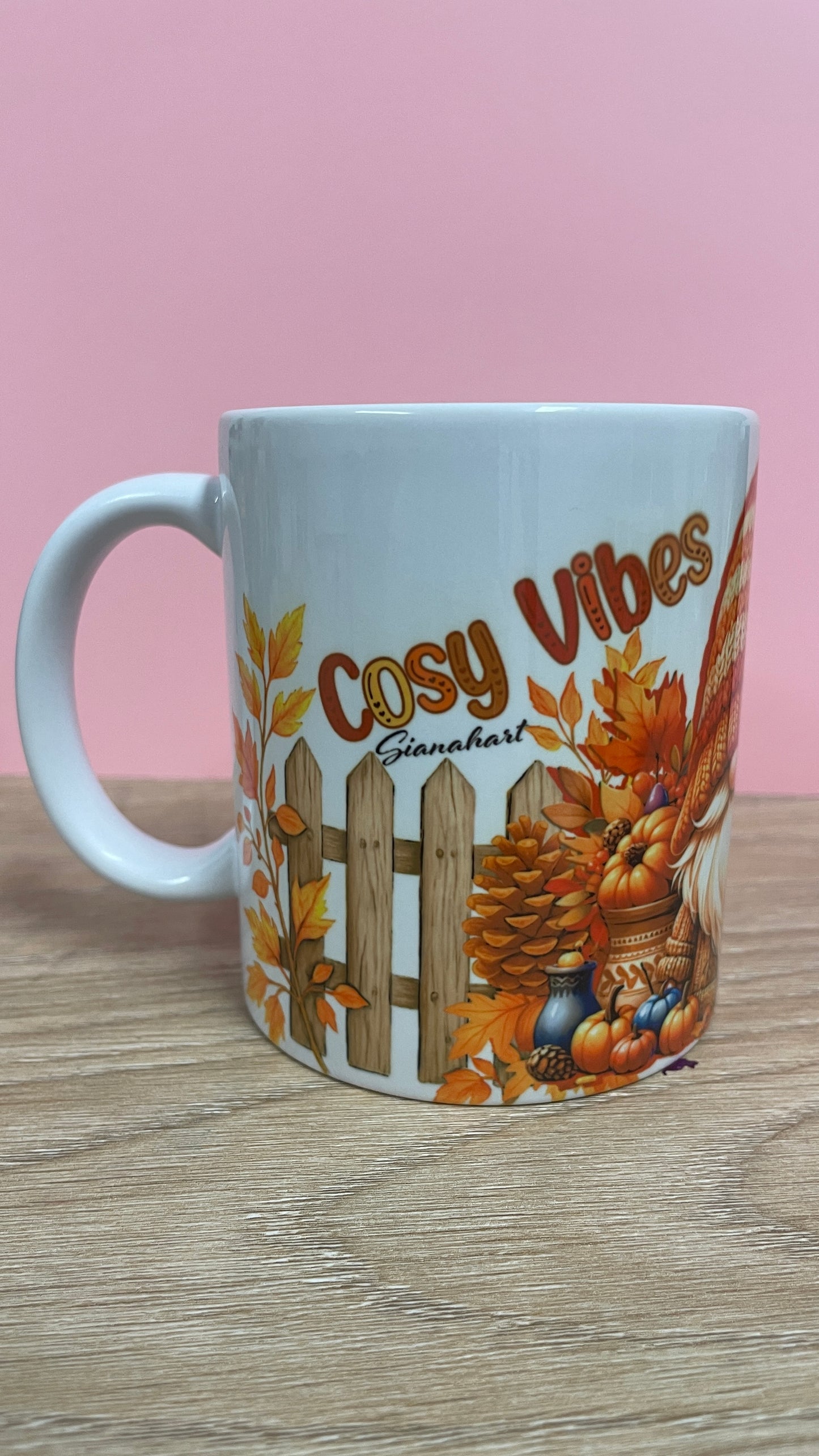 Mug Gnome cosy d’automne.