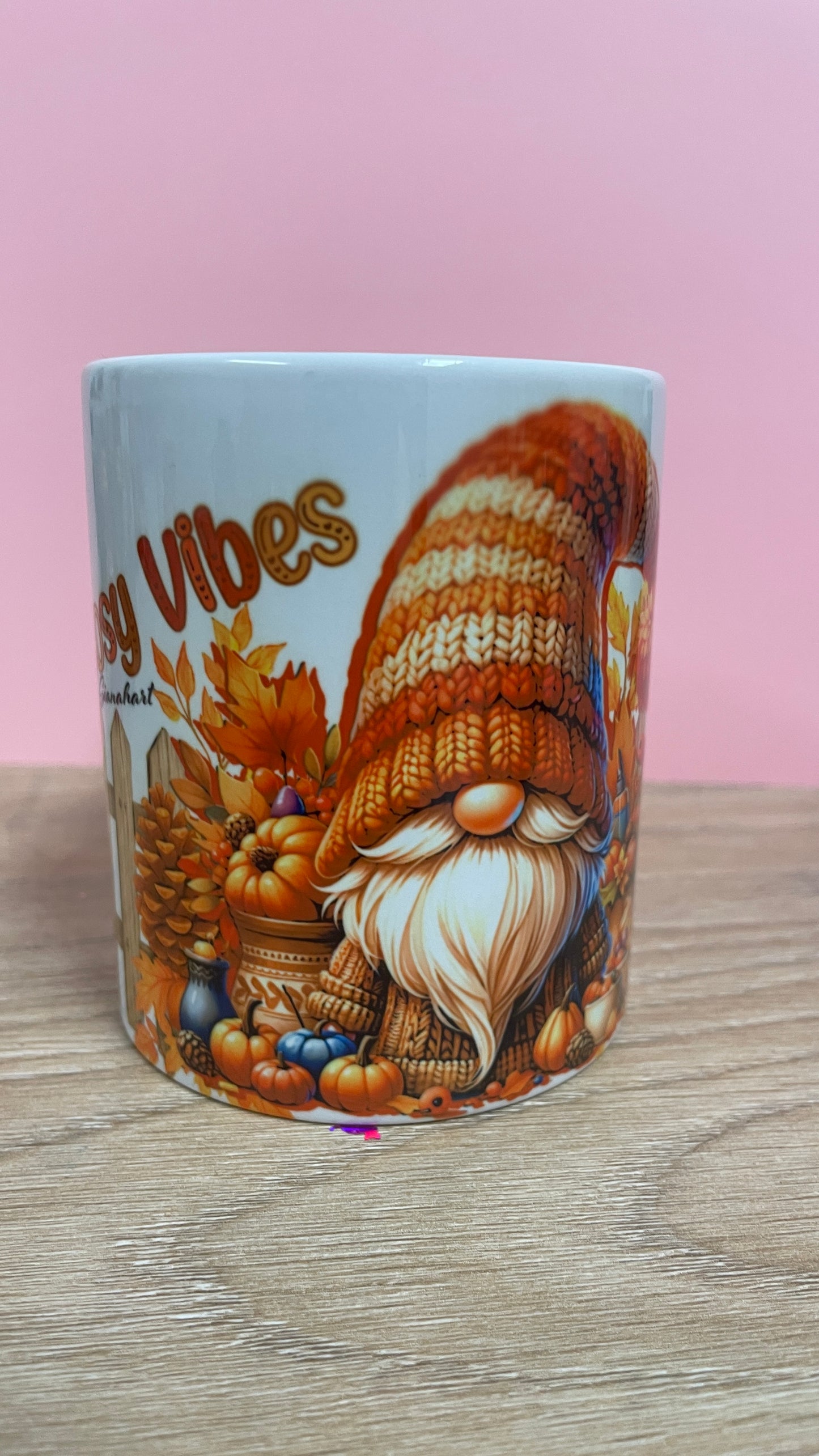 Mug Gnome cosy d’automne.