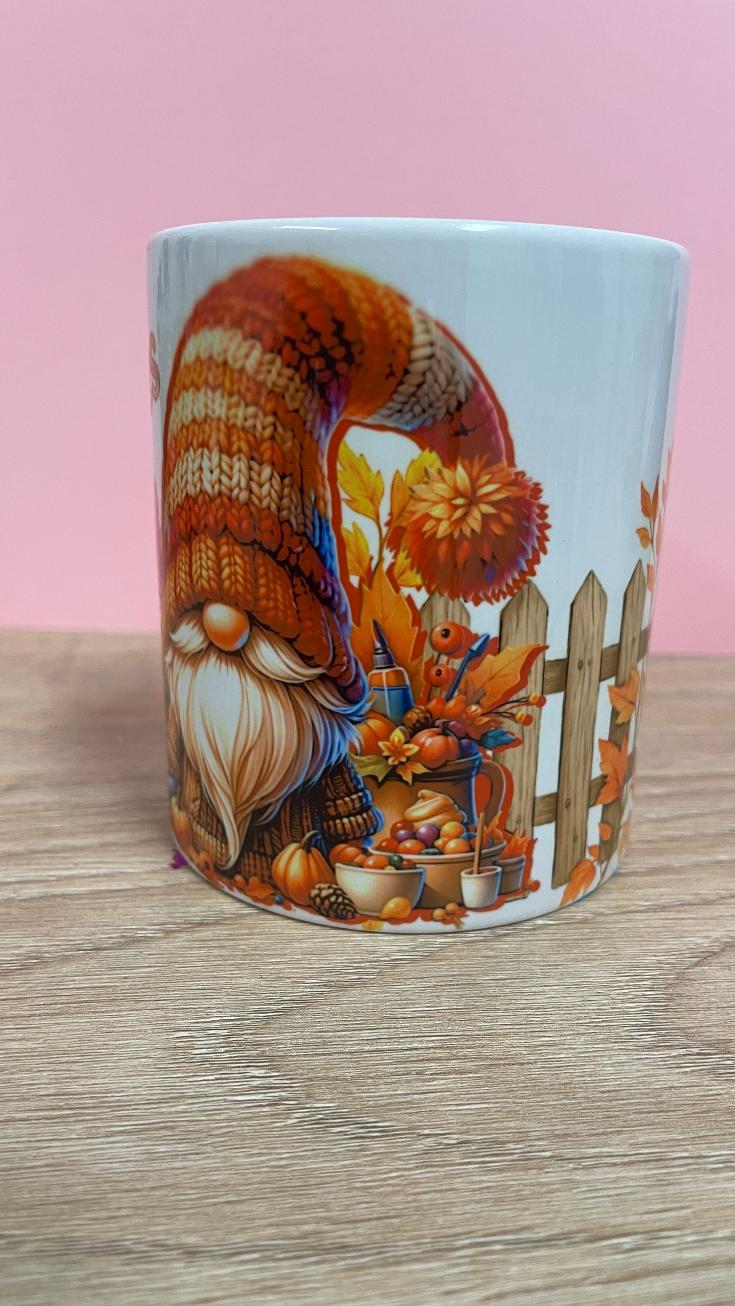 Mug Gnome cosy d’automne.