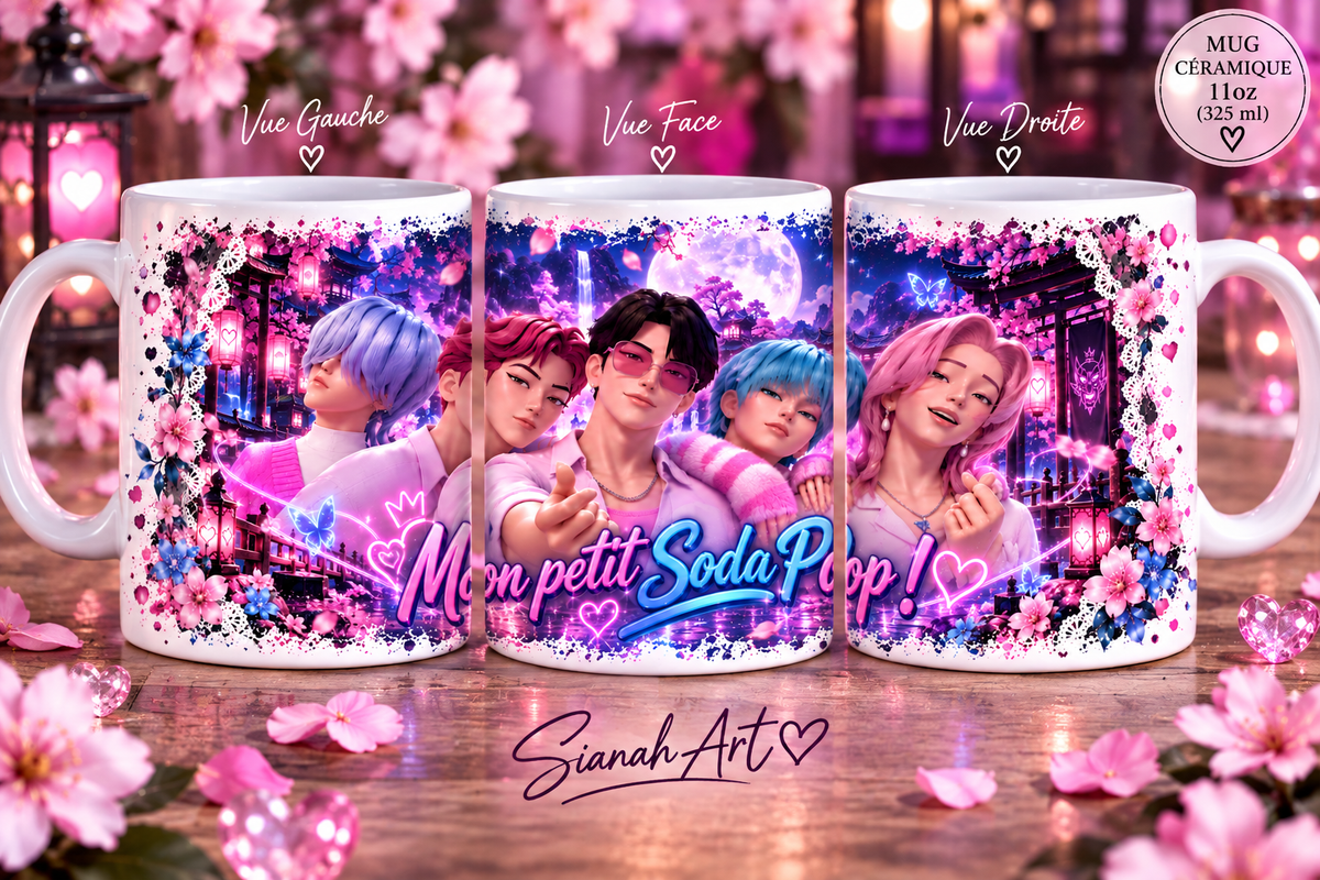 Mug " Soda pop " Kpop Demon hunter