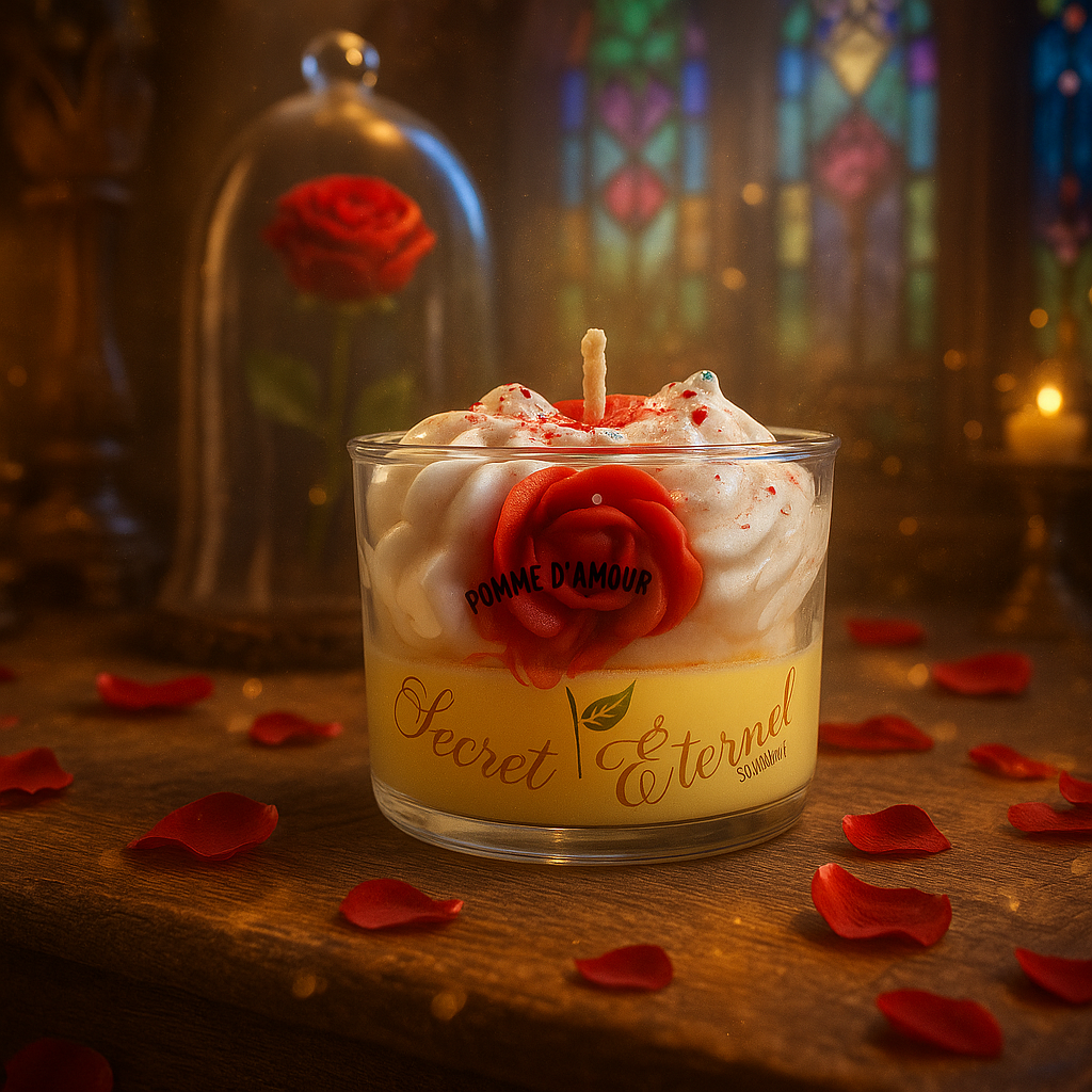 Bougie parfumée - Inspiration belle & la bête.
