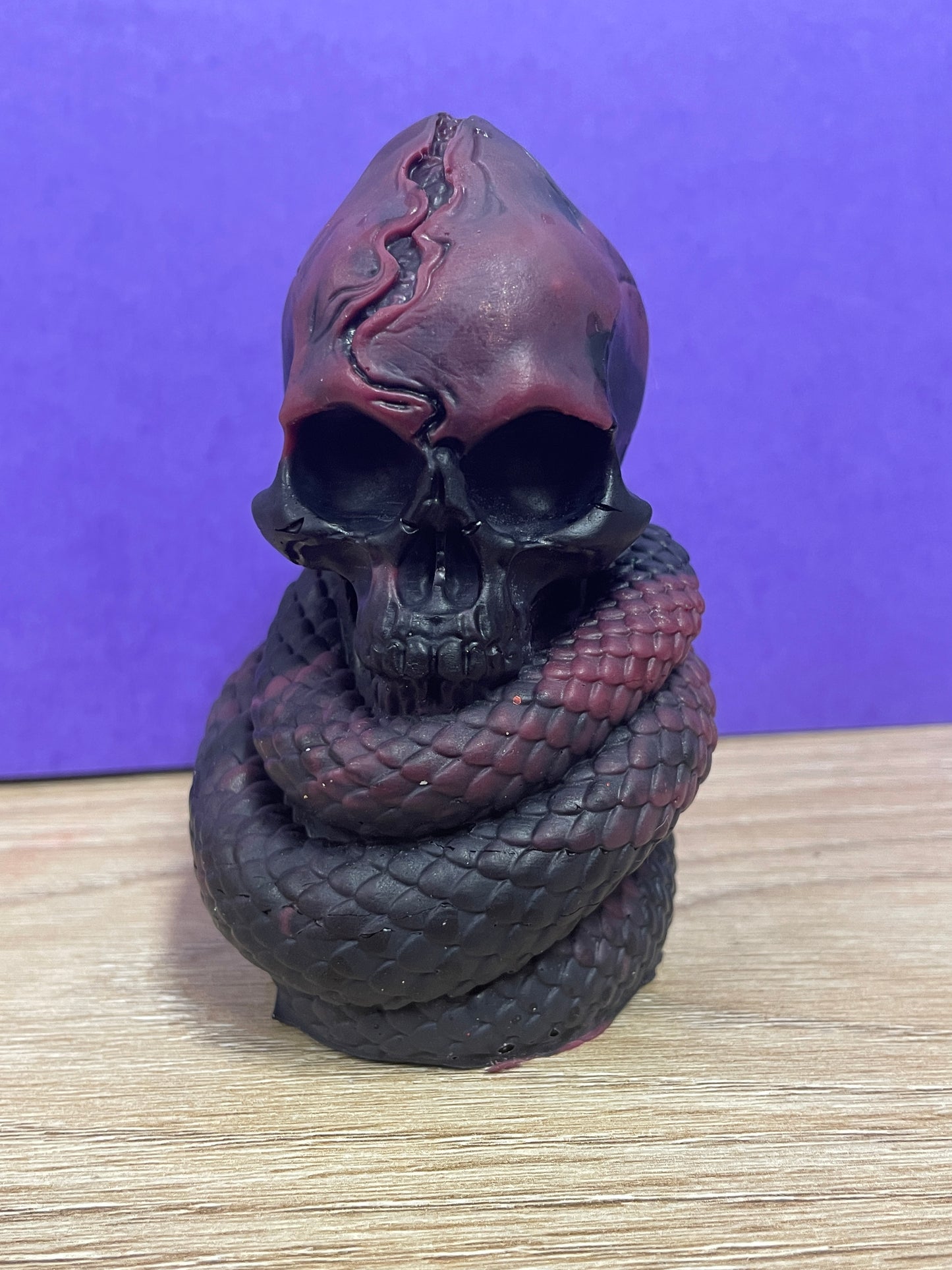 Bougie moulée - Skull