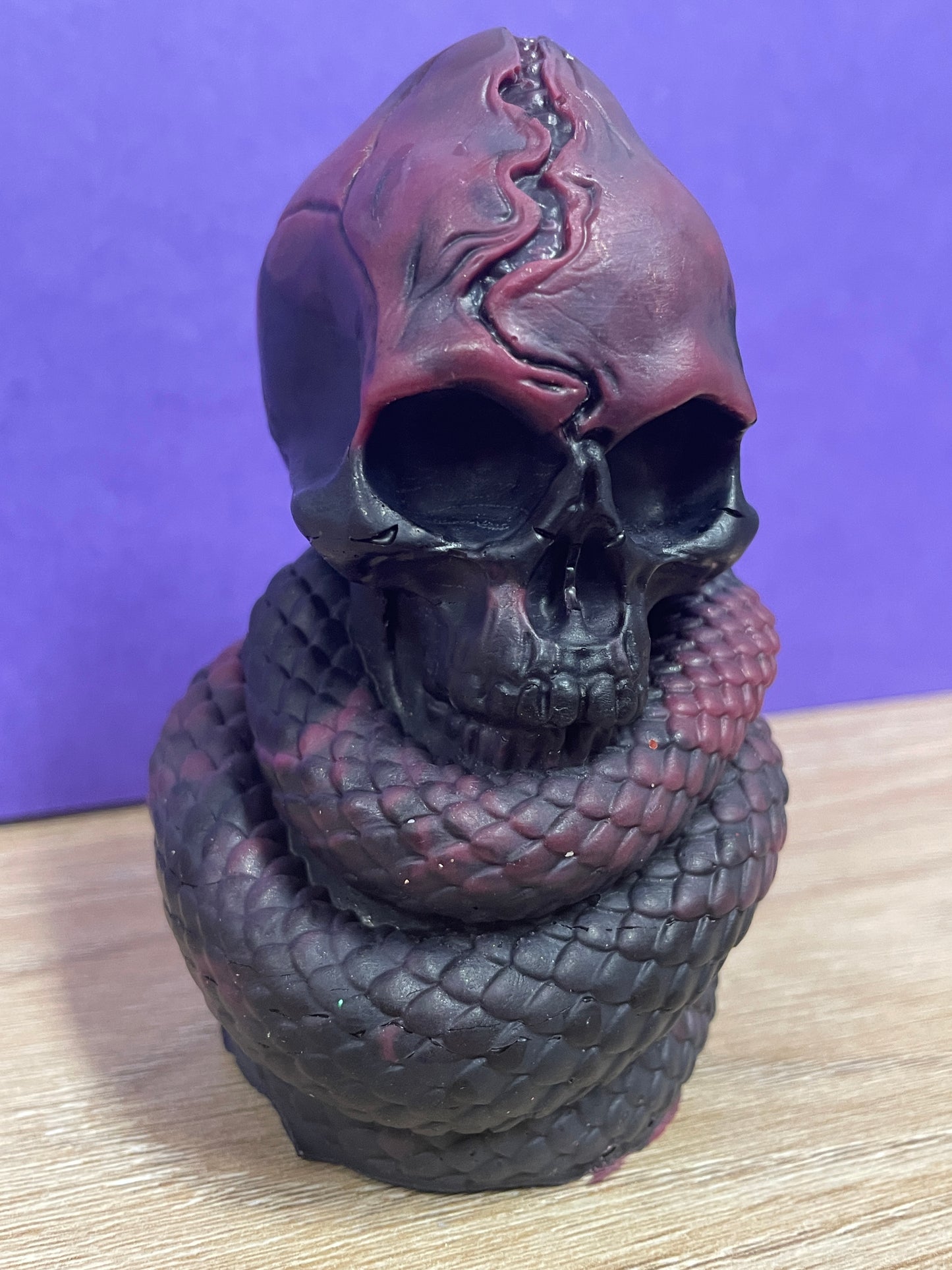 Bougie moulée - Skull