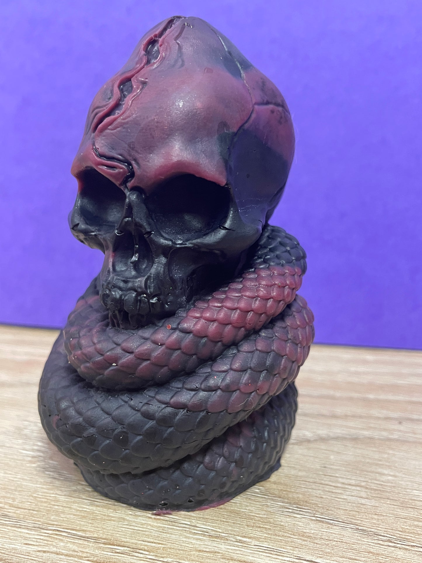 Bougie moulée - Skull