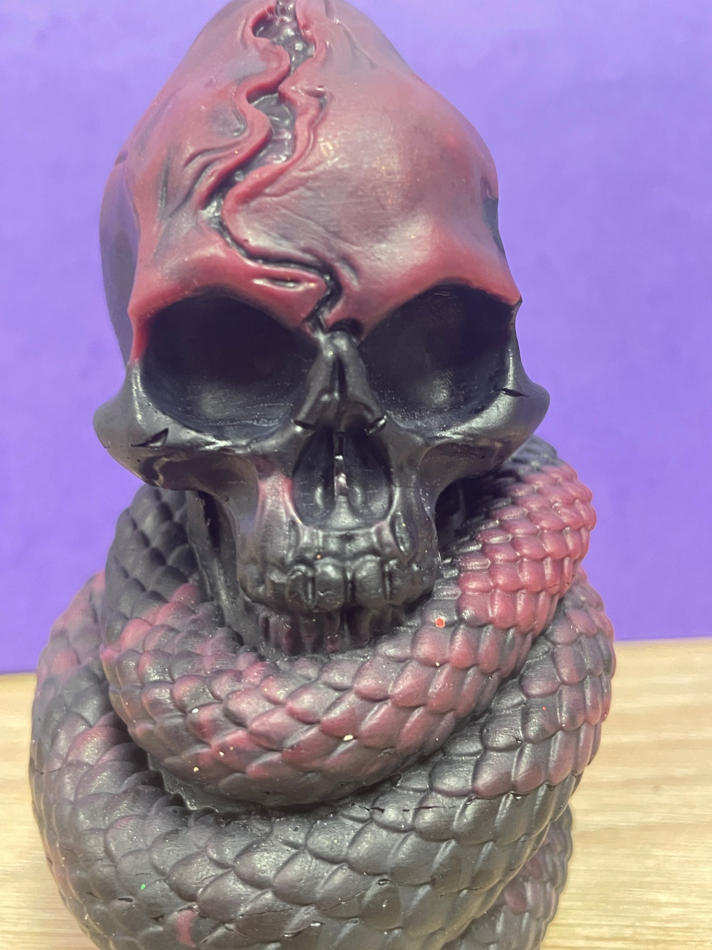 Bougie moulée - Skull