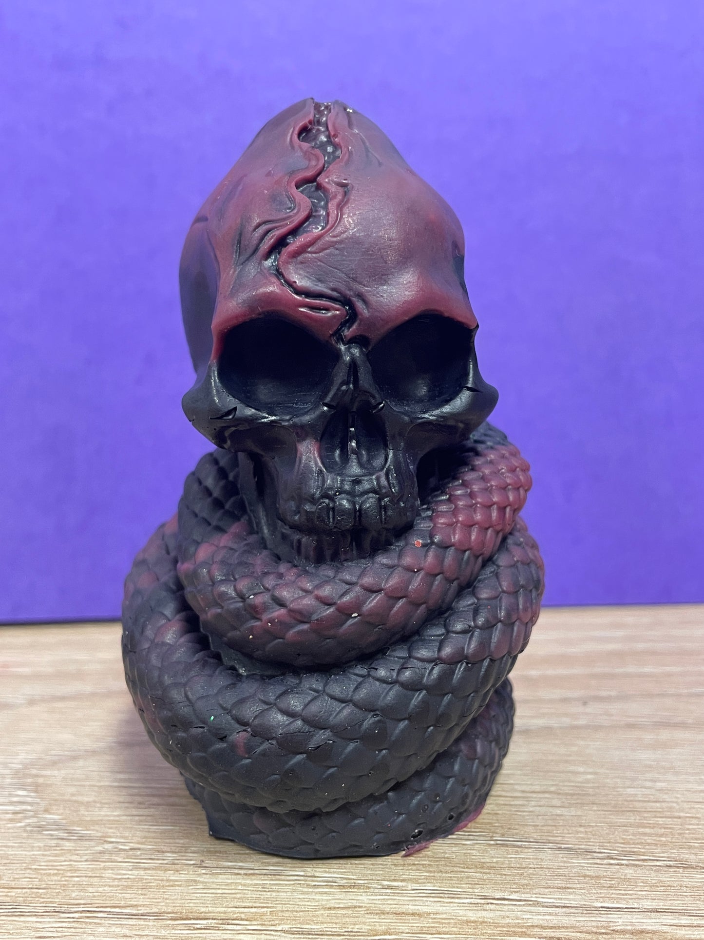 Bougie moulée - Skull
