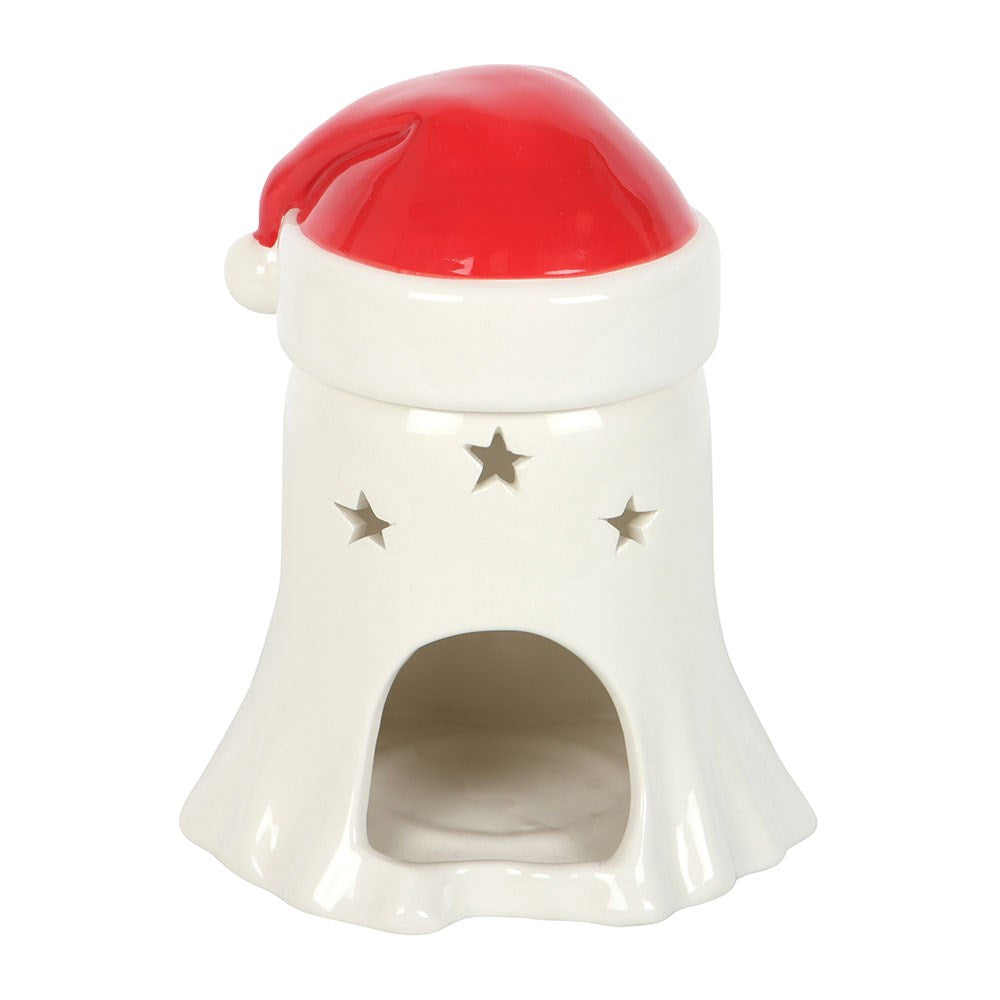 👻✨ Brûle-parfum Fantôme de Noël – Céramique festive