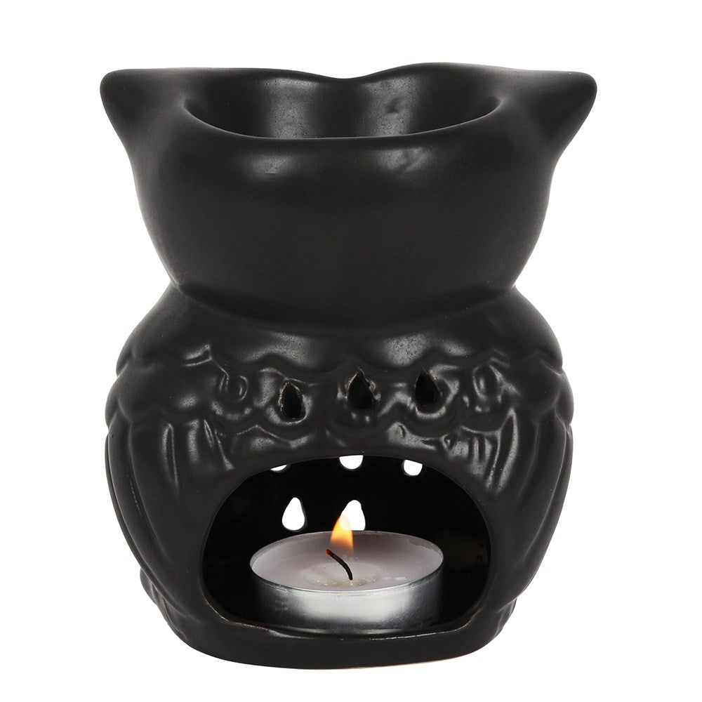 🦉 Brûle-parfum Hibou en céramique