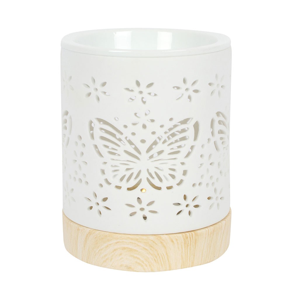 🦋 Brûle-parfum Papillon en céramique