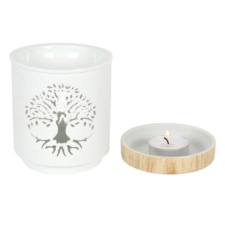 🌳 Brûle-parfum Arbre de Vie en céramique