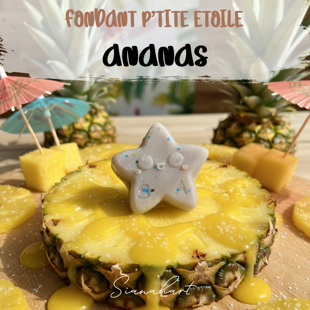 Fondant parfumé p'tite étoile - Ananas