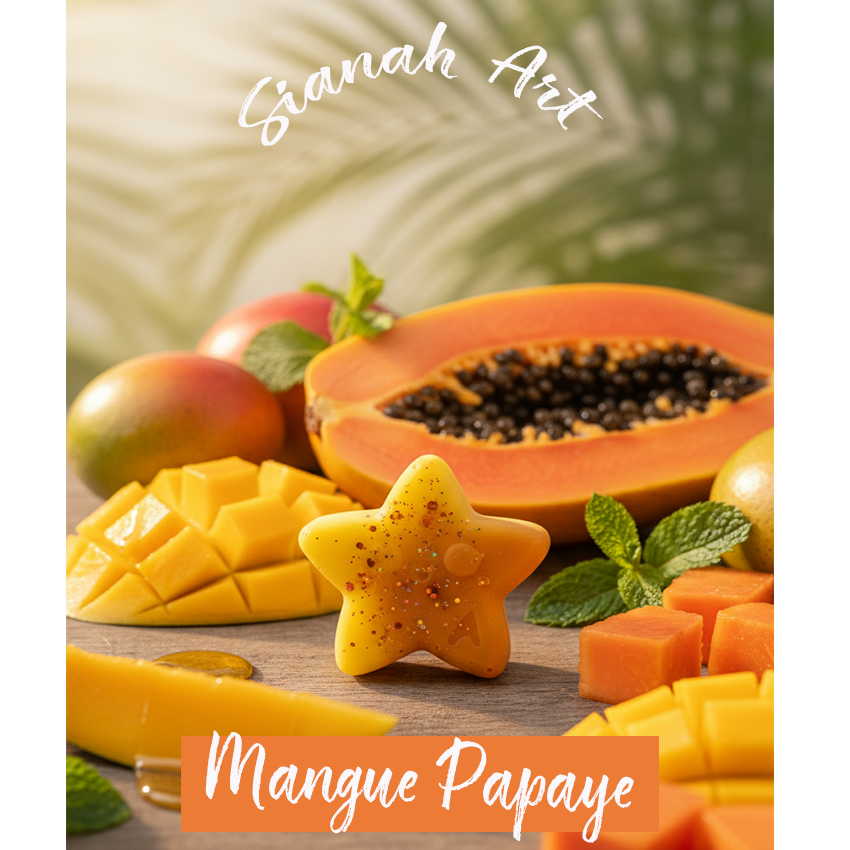 Fondant parfumé p'tite étoile - Mangue papaye
