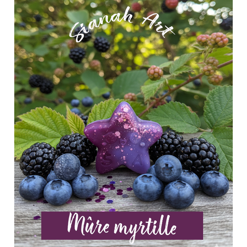 Fondant parfumé p'tite étoile - Mûre myrtille