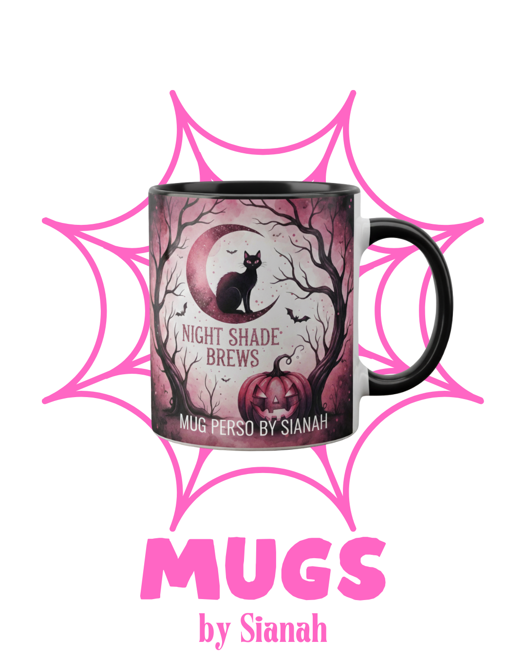 Mugs by Sianah & PERSONNALISATION.