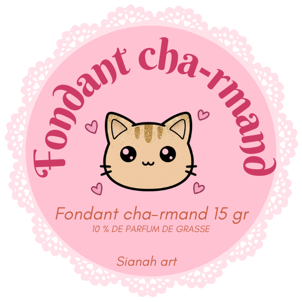 Fondant parfumé cha-rmand 15gr