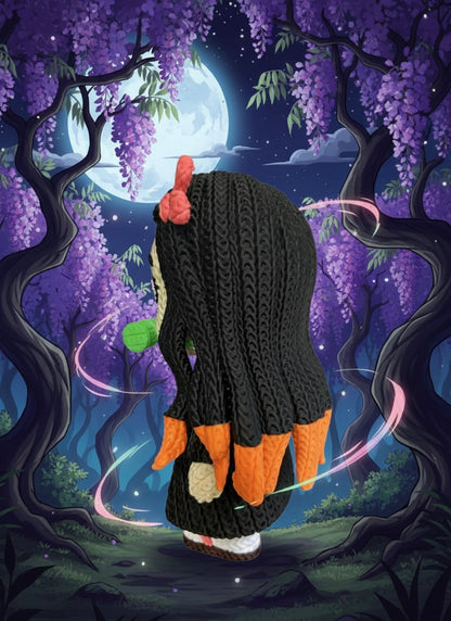 🌸 Figurine Nezuko Kamado – Style "Handmade" & Cosy 🌸