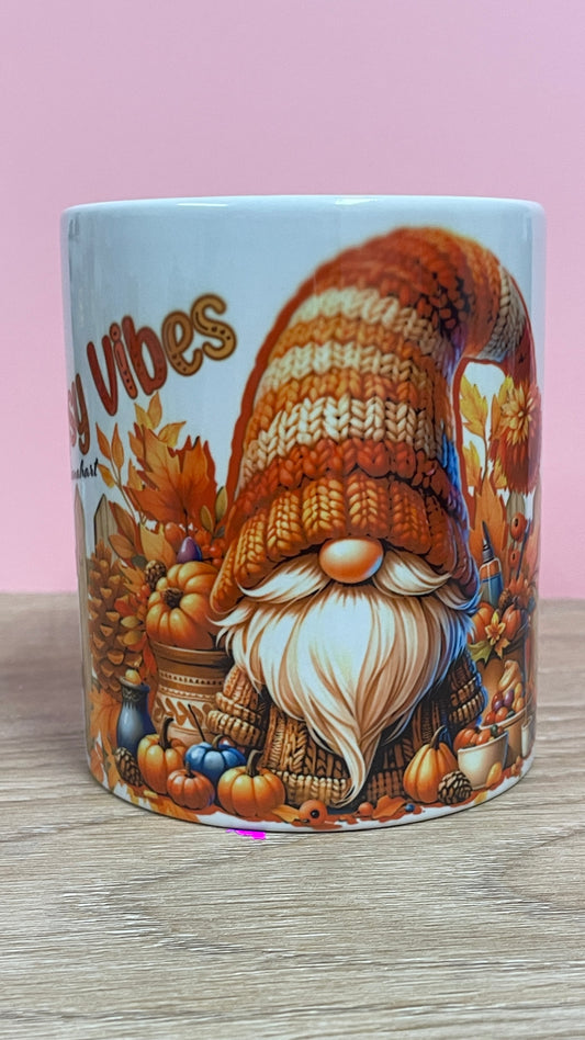 Mug Gnome cosy d’automne.