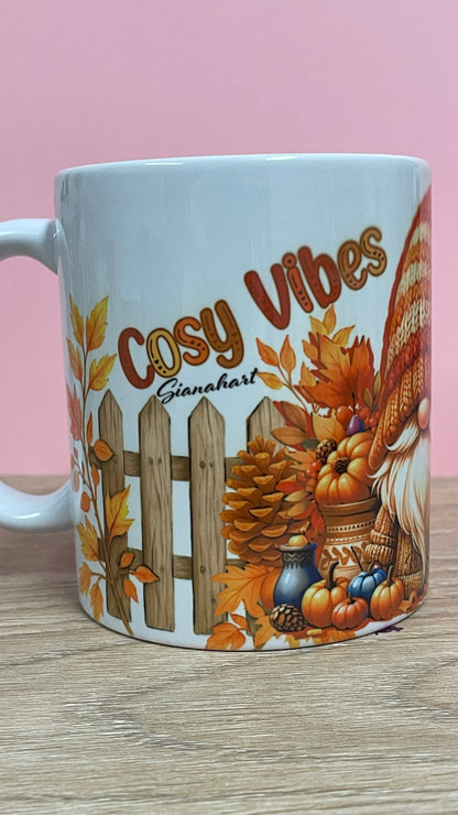Mug Gnome cosy d’automne.