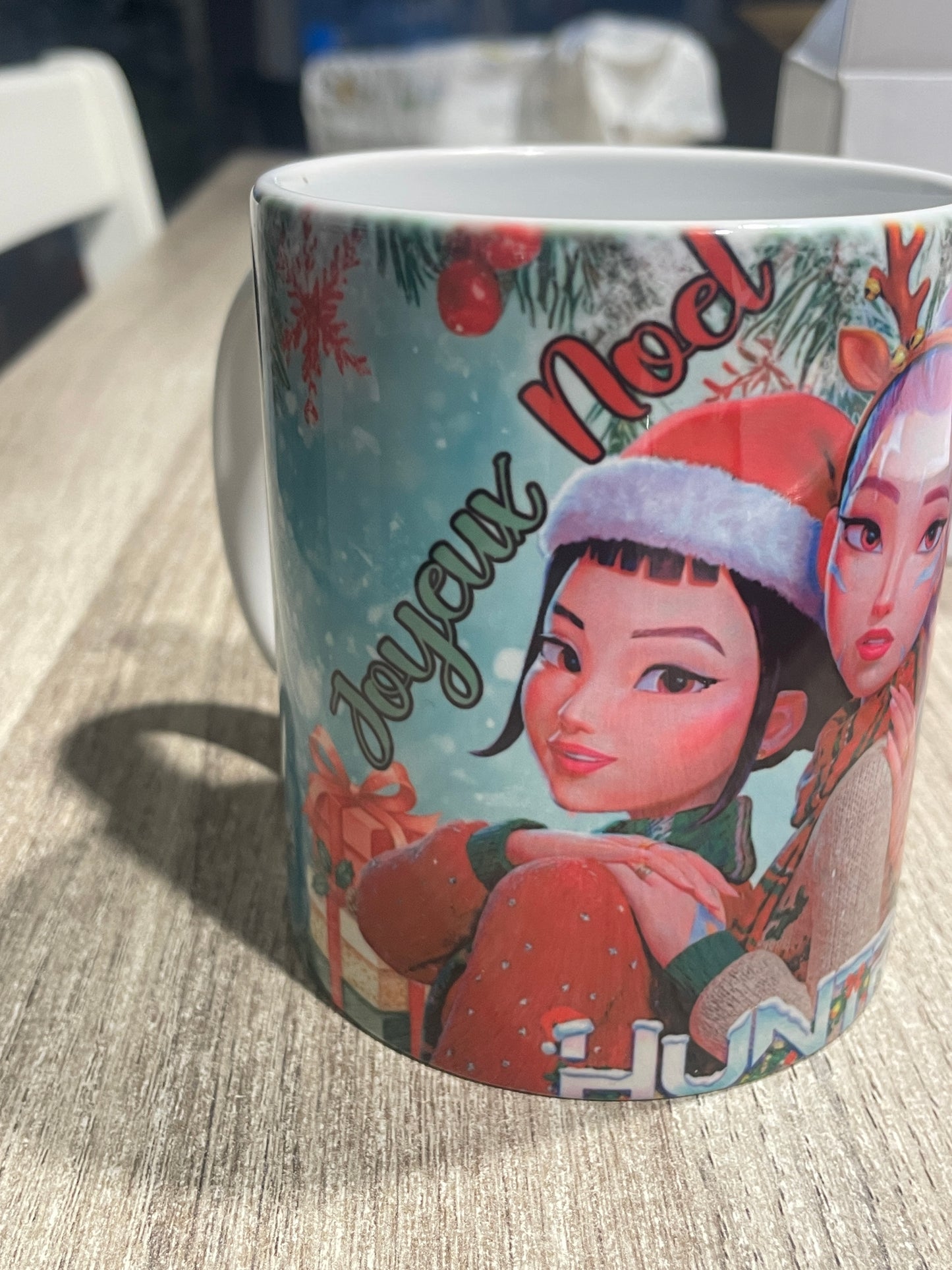 Mug kpop démon hunters version Noël !