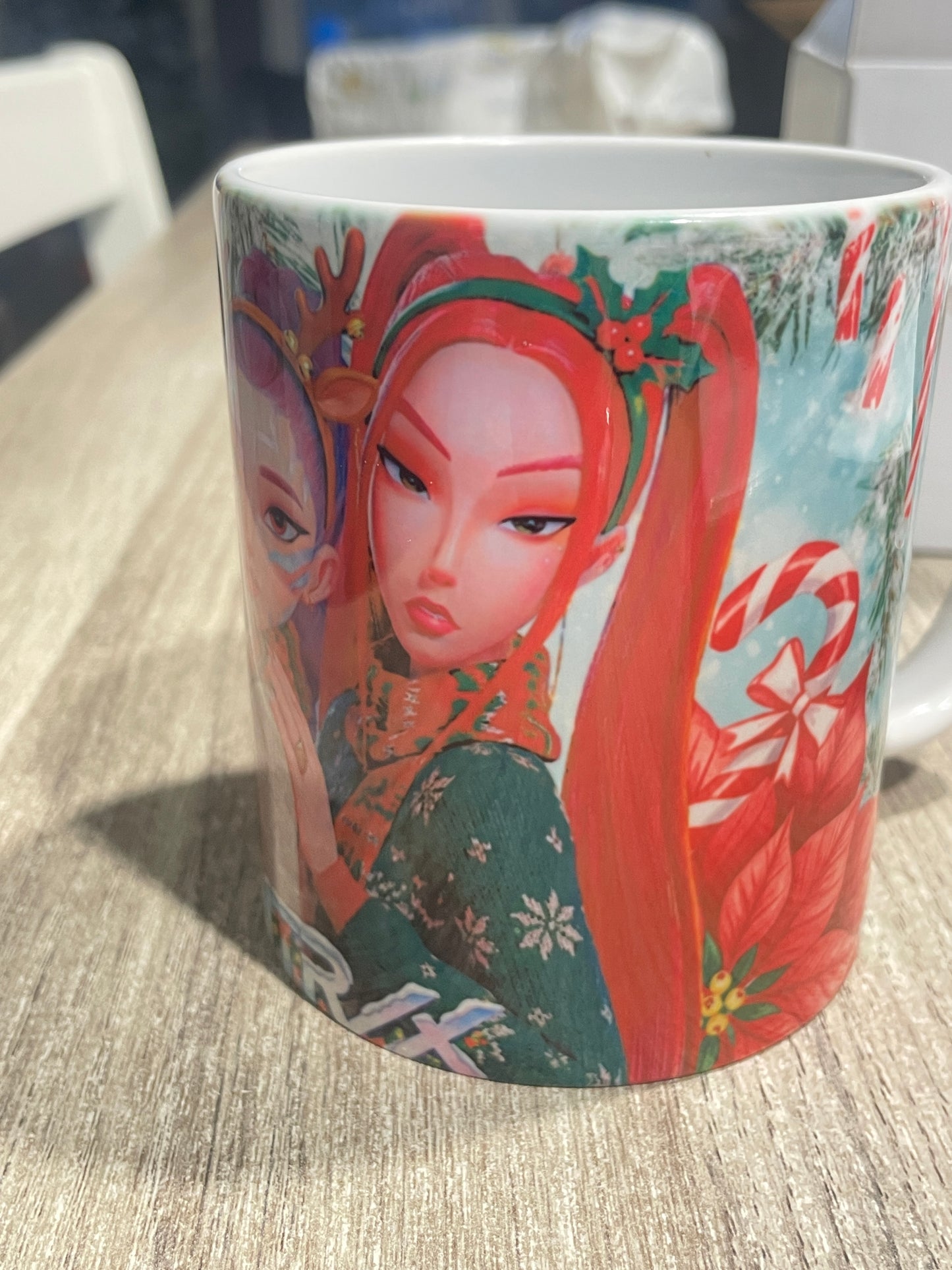 Mug kpop démon hunters version Noël !