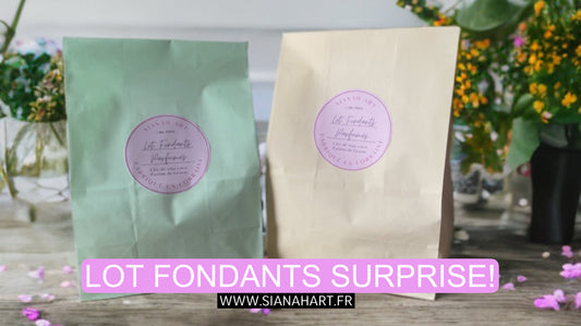 • Lot fondants parfumé p’tite étoile •
