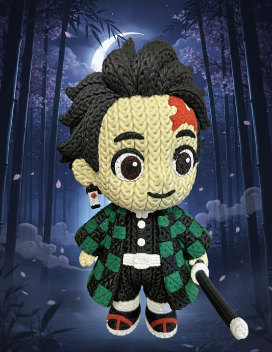Figurine Tanjiro "Souffle du Crochet" – 3D