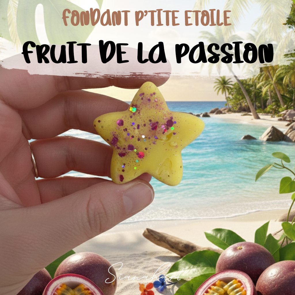 Fondant p'tite étoile - Fruit de la passion