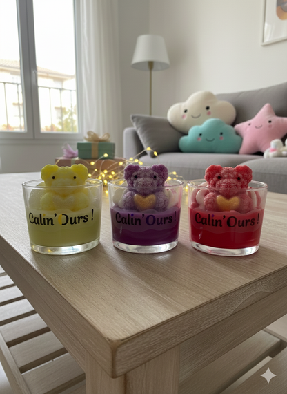 Bougie Calin'Ours ! - Fruit du dragon