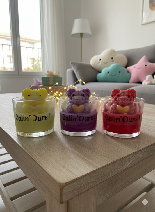 Bougie Calin'Ours ! - Fruit du dragon
