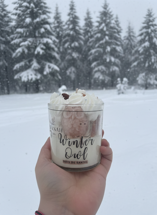 Bougie parfumée Winter Owl - Bois de Santal