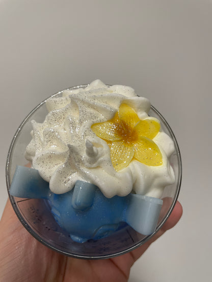 Bougie Stitch - Monoï rosé