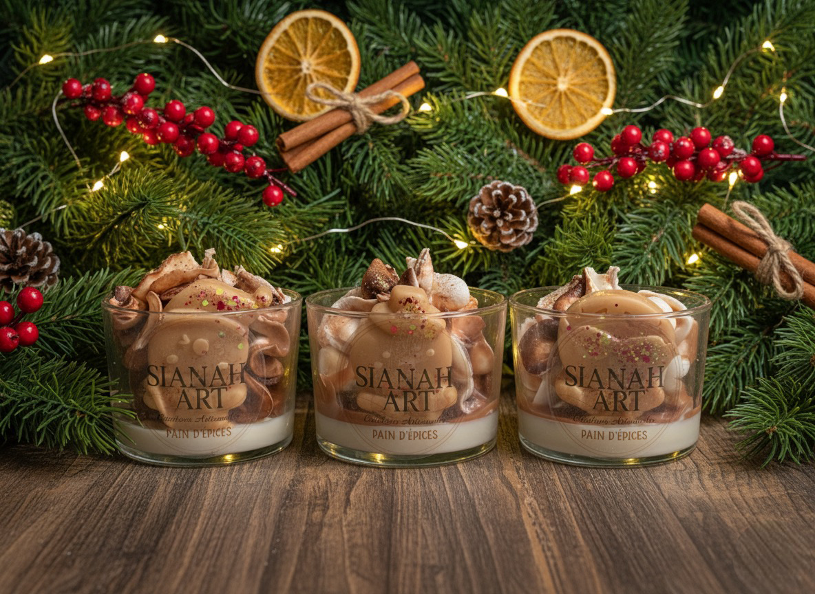 Bougie monsieur pain d'épice