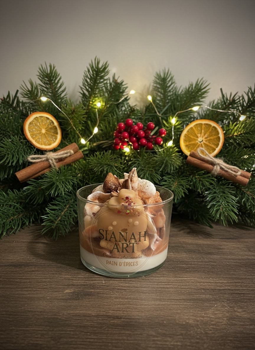 Bougie monsieur pain d'épice