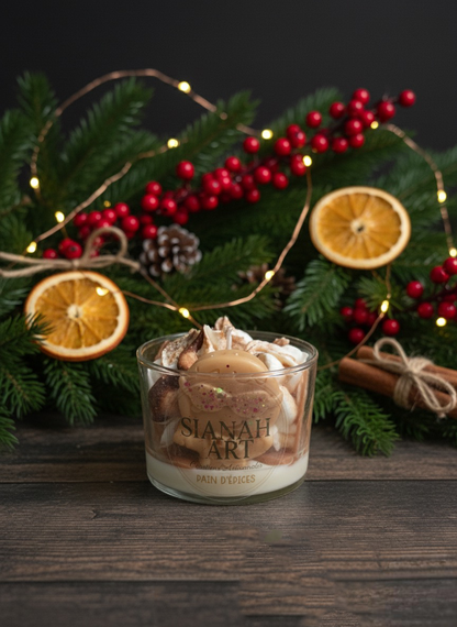 Bougie monsieur pain d'épice