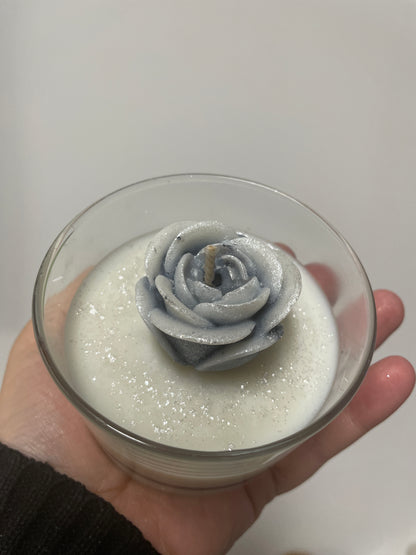 ✨ Bougie Fleur de Minuit – Parfum Éclipse de Lune ✨