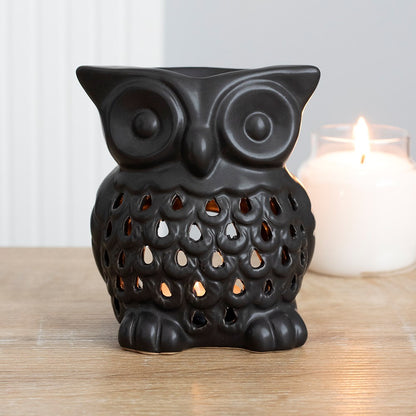 🦉 Brûle-parfum Hibou en céramique