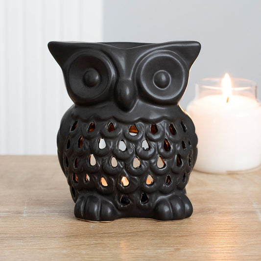 🦉 Brûle-parfum Hibou en céramique