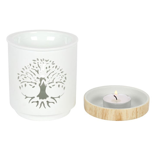 🌳 Brûle-parfum Arbre de Vie en céramique