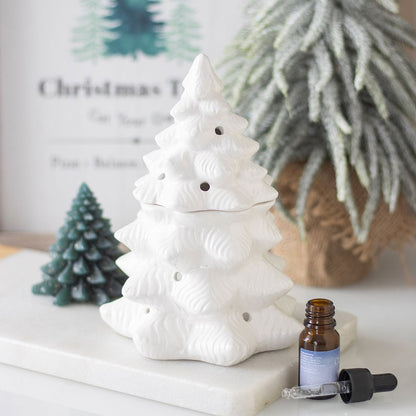 🎄 Brûle-parfum Sapin de Noël en céramique