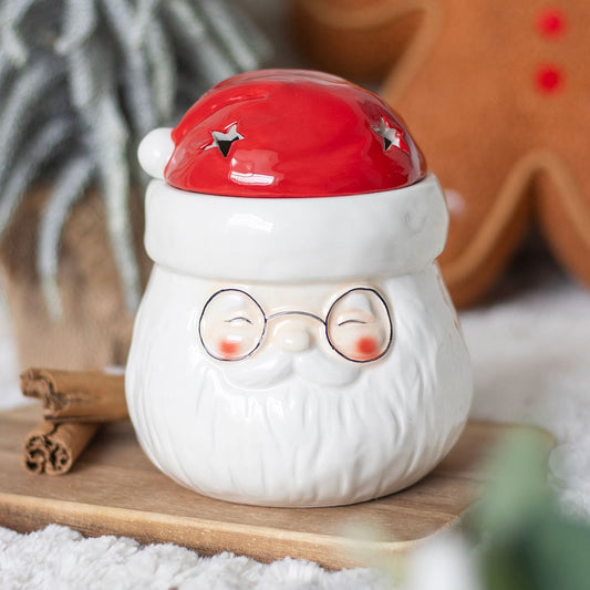 🎅 Brûle-parfum Père Noël en céramique
