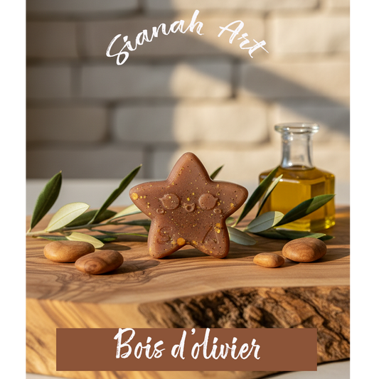 Fondant parfumé p'tite étoile - Bois olivier.