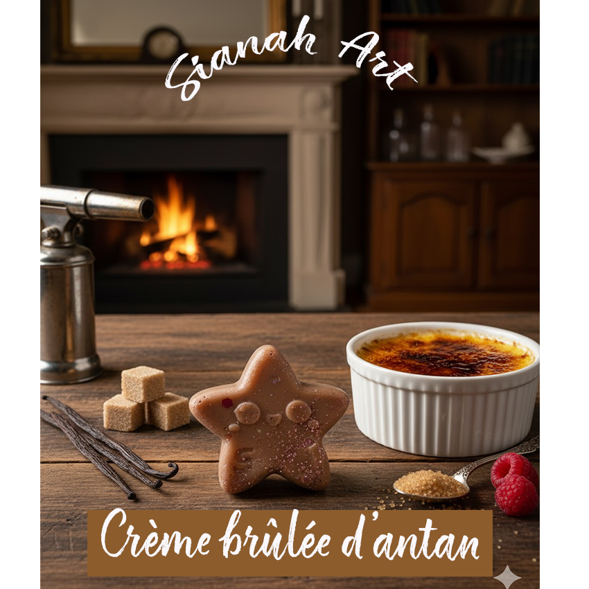 Fondant parfumé p’tite étoile - crème brûlée d’antan