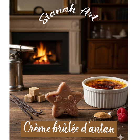 Fondant parfumé p’tite étoile - crème brûlée d’antan