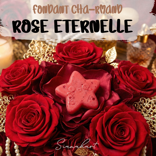 Fondant parfumé p'tite étoile - Rose éternelle