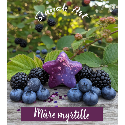 Fondant parfumé p'tite étoile - Mûre myrtille