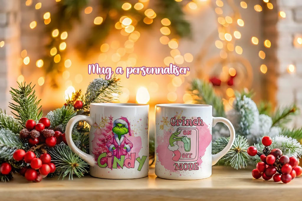 Mug Grinch - Mug à personnaliser