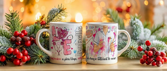 Mug a Personaliser par sianah Art - Theme infirmiere peinture
